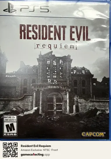 Resident Evil Requiem PlayStation 5, NTSC box front