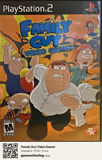 Family Guy Video Game! PlayStation 2, NTSC box front