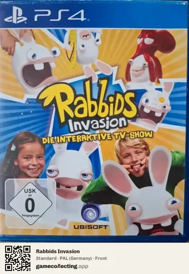 Rabbids Invasion PlayStation 4, Germany box front