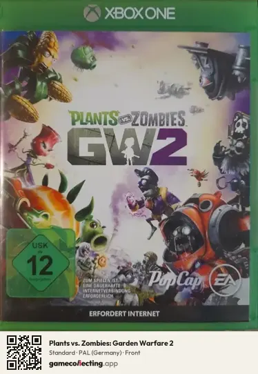 Plants vs. Zombies: Garden Warfare 2 Xbox One, Germany box front