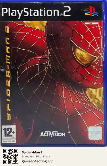 Spider-Man 2 PlayStation 2, PAL box front