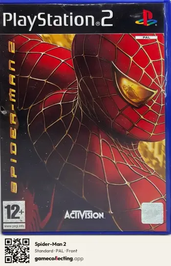 Spider-Man 2 PlayStation 2, PAL box front