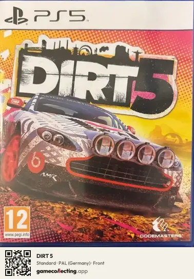 DIRT 5 PlayStation 5, Germany box front