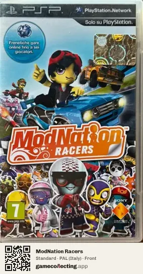 ModNation Racers PlayStation Portable, Italy box front