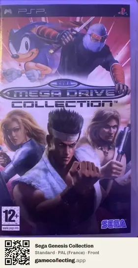 Sega Genesis Collection PlayStation Portable, France box front
