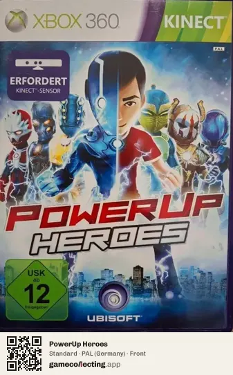 PowerUp Heroes Xbox 360, Germany box front