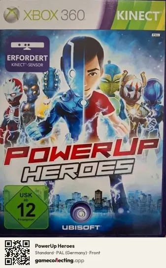 PowerUp Heroes Xbox 360, Germany box front