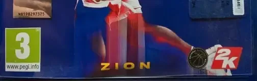 NBA 2K21, the PEGI square on its front