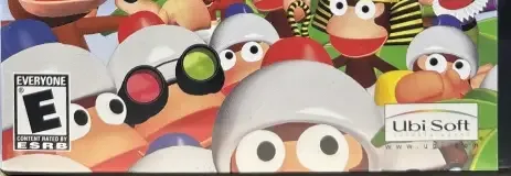 Ape Escape 2, the ESRB box on its front