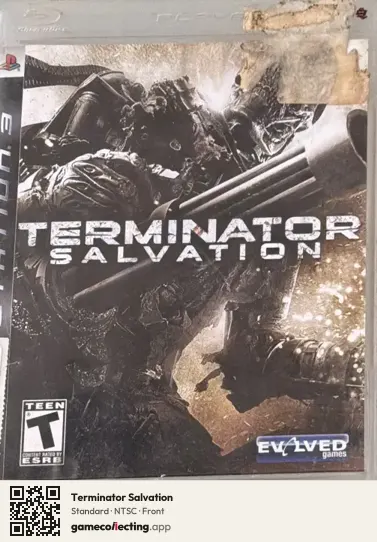 Terminator Salvation PlayStation 3, NTSC box front