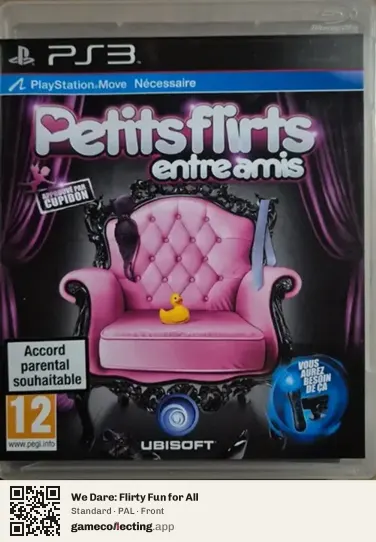 We Dare: Flirty Fun for All PlayStation 3, PAL box front