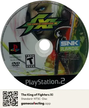The King of Fighters XI PlayStation 2, NTSC disc