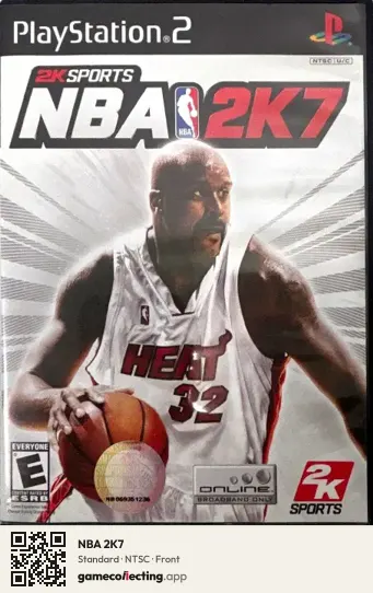 NBA 2K7 PlayStation 2, NTSC box front