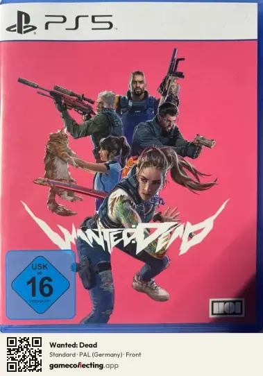 Wanted: Dead PlayStation 5, Germany box front