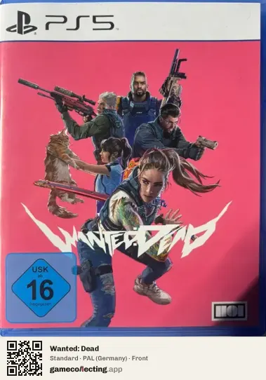 Wanted: Dead PlayStation 5, Germany box front