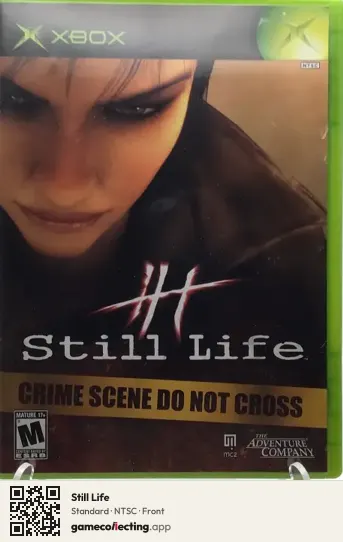 Still Life Xbox, NTSC box front