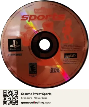 Sesame Street Sports PlayStation, NTSC disc