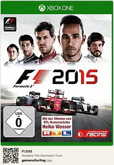 F1 2015 Xbox One, Germany box front