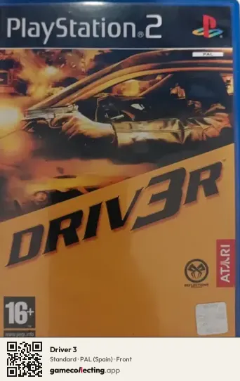 Driver 3 PlayStation 2, Spain box front