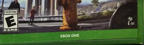 Skater XL, the ESRB box on its front