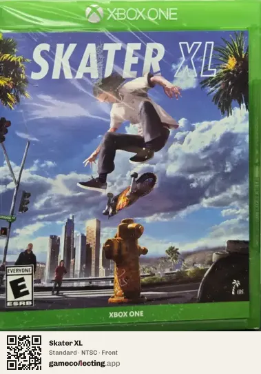 Skater XL Xbox One, NTSC box front