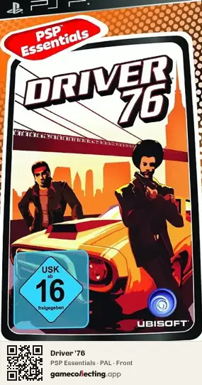 Driver '76 PlayStation Portable, PAL box front