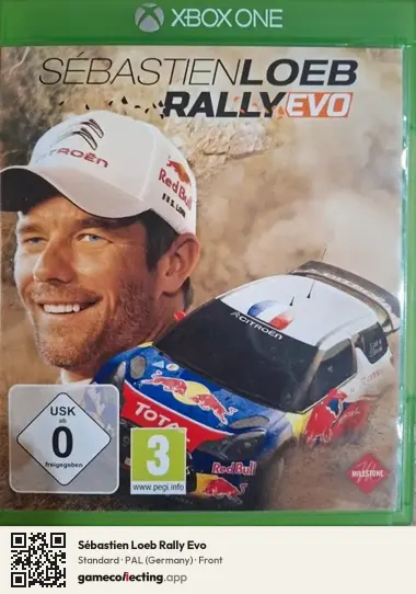 Sébastien Loeb Rally Evo Xbox One, Germany box front