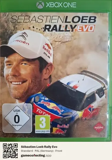 Sébastien Loeb Rally Evo Xbox One, Germany box front