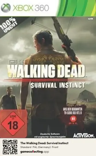 The Walking Dead: Survival Instinct Xbox 360, Germany box front