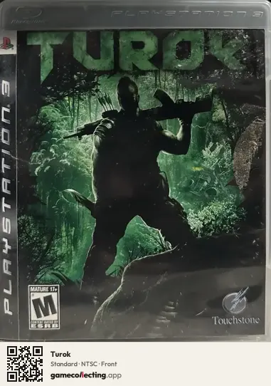 Turok PlayStation 3, NTSC box front