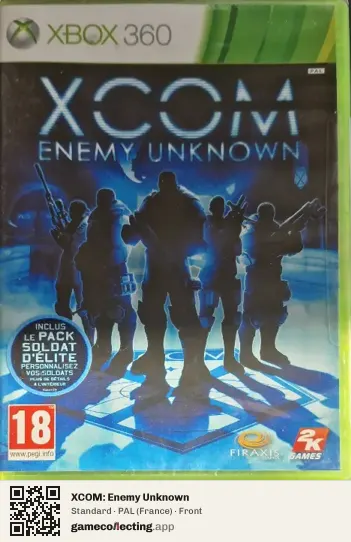 XCOM: Enemy Unknown Xbox 360, France box front