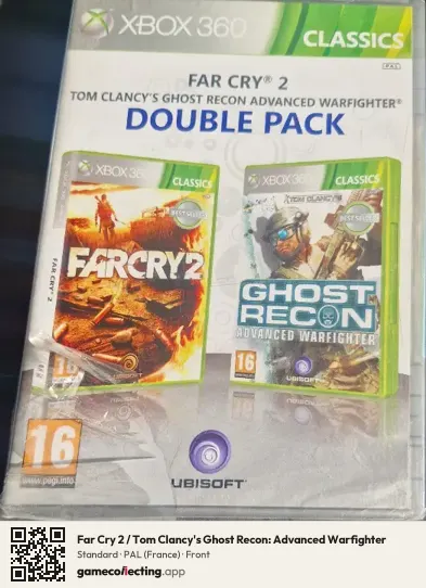 Far Cry 2 / Tom Clancy's Ghost Recon: Advanced Warfighter Xbox 360, France box front