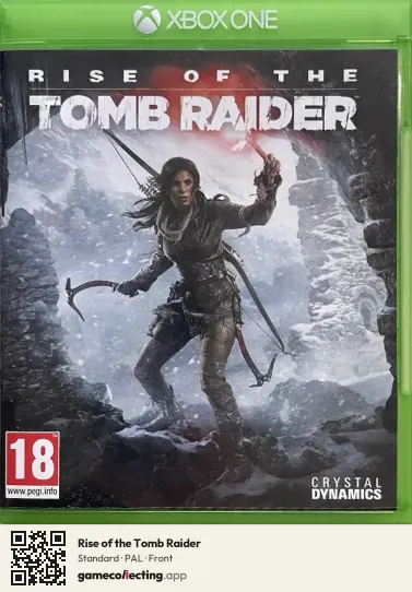 Rise of the Tomb Raider Xbox One, PAL box front