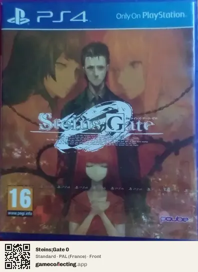 Steins;Gate 0 PlayStation 4, France box front