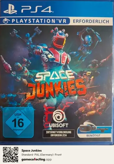 Space Junkies PlayStation 4, Germany box front