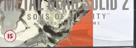 Metal Gear Solid 2: Sons of Liberty, the BBFC circle on its front