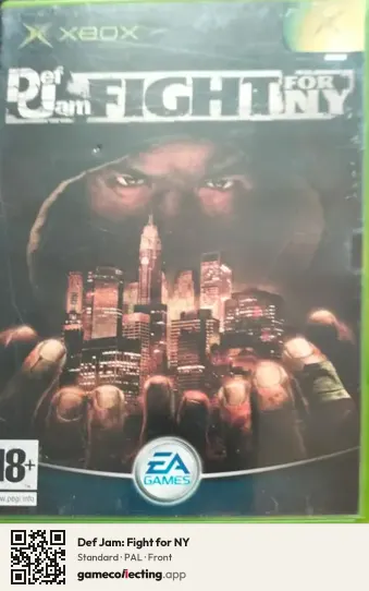 Def Jam: Fight for NY Xbox, PAL box front