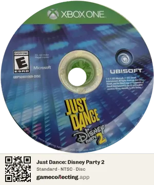 Just Dance: Disney Party 2 Xbox One, NTSC disc