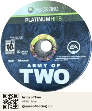 Army of Two Xbox 360, NTSC disc