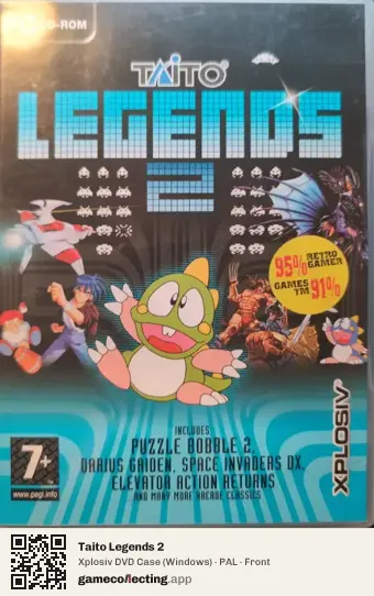Taito Legends 2 Computer, PAL box front