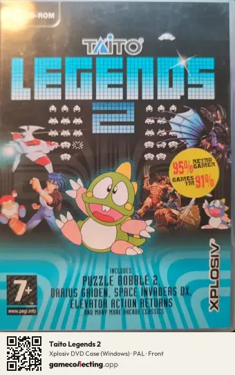 Taito Legends 2 Computer, PAL box front