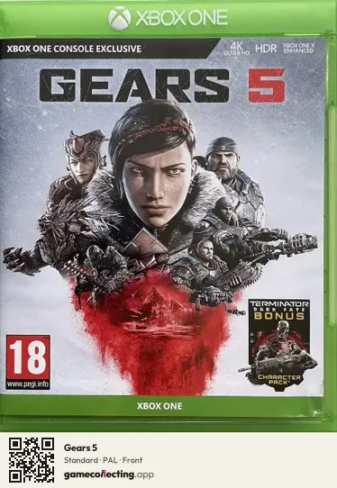 Gears 5 Xbox One, PAL box front