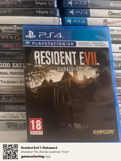 Resident Evil 7: Biohazard PlayStation 4, Nordic countries box front