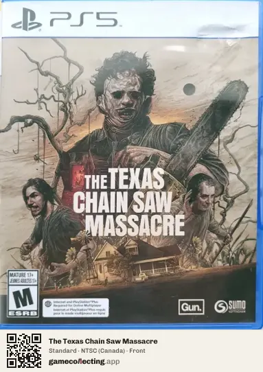 The Texas Chain Saw Massacre PlayStation 5, Canada box front