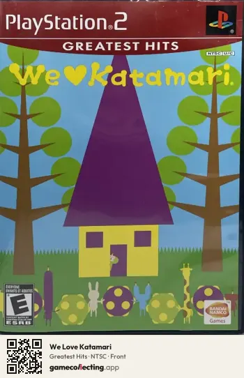 We Love Katamari PlayStation 2, NTSC box front