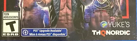 AEW: Fight Forever, the ESRB box on its front