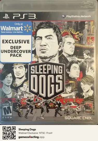 Sleeping Dogs PlayStation 3, NTSC box front