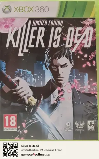 Killer Is Dead Xbox 360, Spain box front