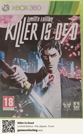 Killer Is Dead Xbox 360, Spain box front