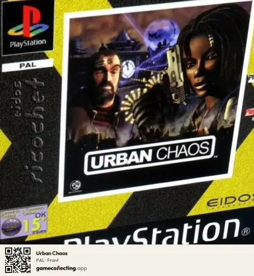 Urban Chaos PlayStation, PAL box front